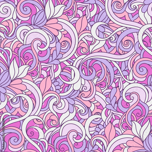 Seamless pink abstract pattern. Vector background for textile, print, wallpapers, wrapping.