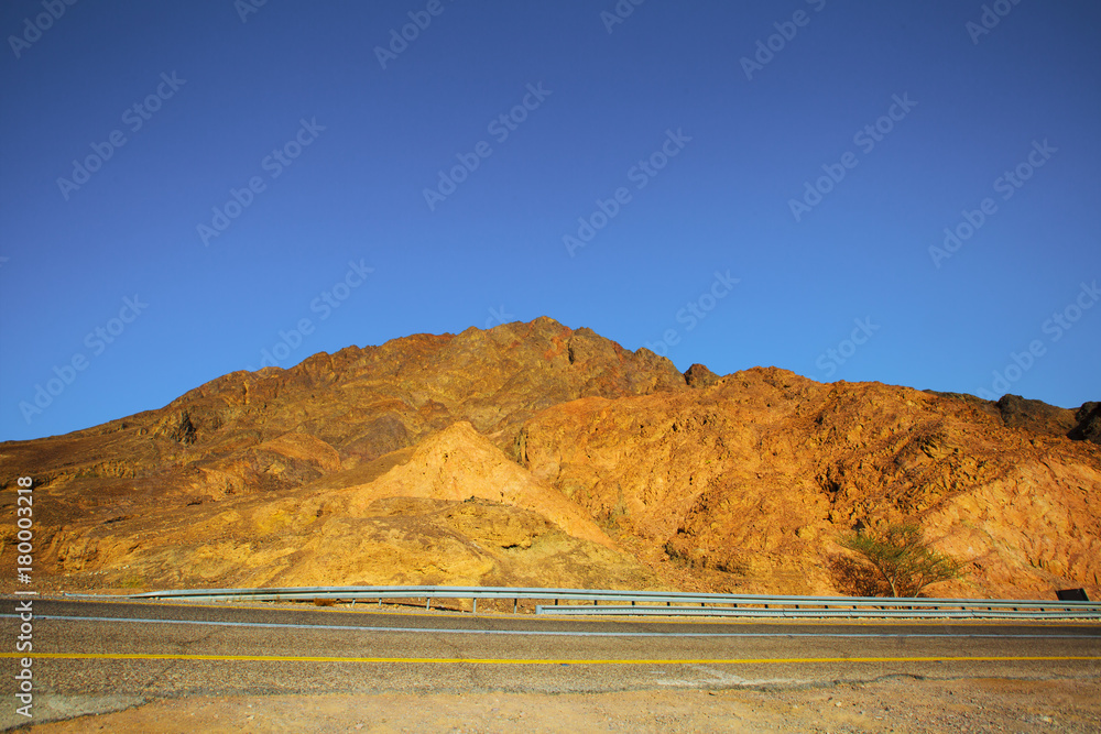 Fototapeta premium Mountains in the Desert of Negev, Israel