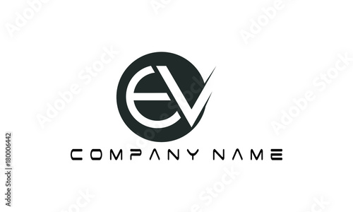 ev circle logo design