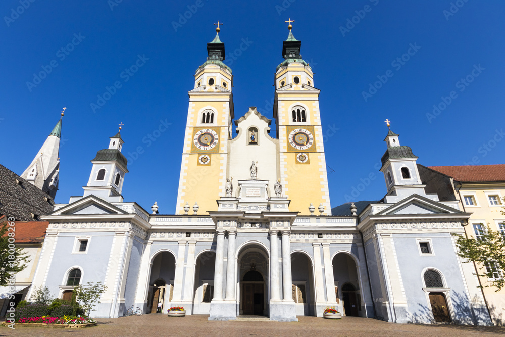 The Duomo or Cathedral of Bressanone-Brixen, a town in South Tyrol, Italy