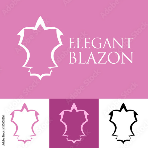 Pink Elegant Line Art Blazo...
