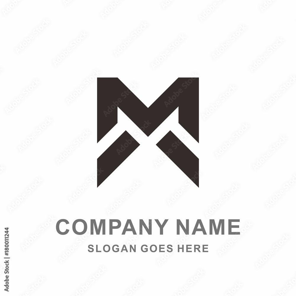 Monogram Letter M Geometric Square Architecture Interior Construction Business Company Stock Vector Logo Design Template Monogram Letter M Geometric Square Architecture Interior Construction Business Company Stock Vector Logo Design Template