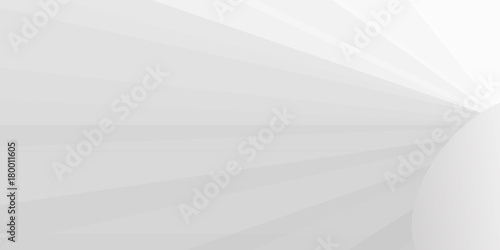 Vector white and gray background with rays and light. abstract