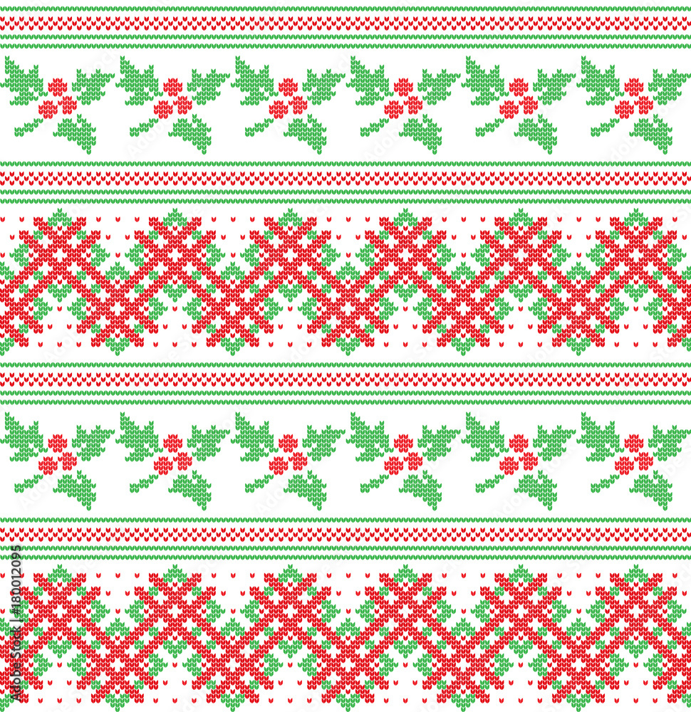 Winter festive Christmas knitted pattern woolen knitted Winter festive Christmas knitted pattern woolen knitted