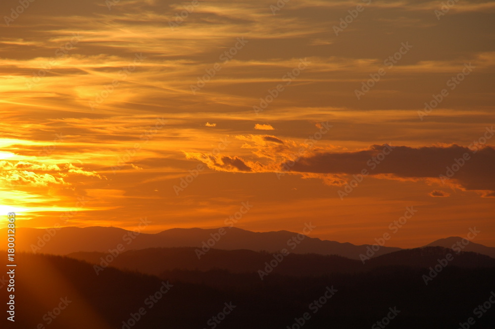 Sunset in Bosnia