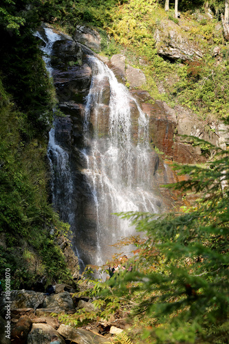 Photo of a beautiful big waterfall