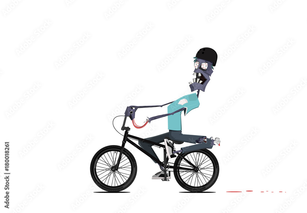 Fototapeta premium zombi rider 