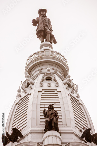 William Penn Statue on the Top of the Philadelphia City Hall