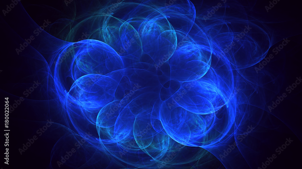 3D rendering abstract fractal light background 3D rendering abstract fractal light background