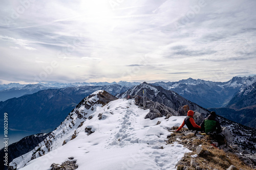 Ausblick vom Gipfel der Seekarspitze photo