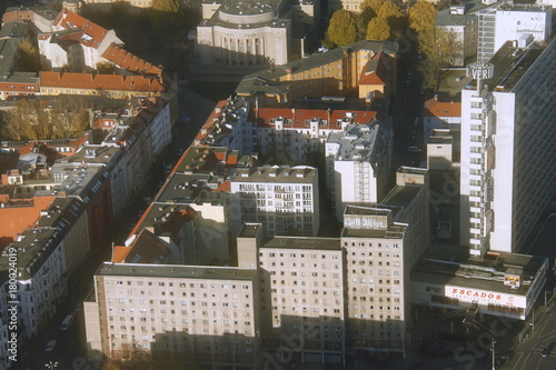 Paysage urbain à Berlin, vue aérienne
