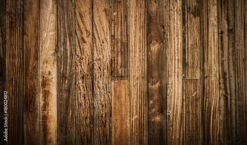 Rustic brown wood wall panels for background