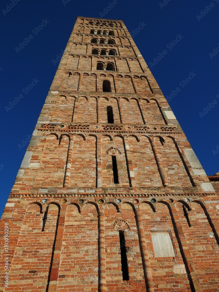 Pomposa, Italy.  Ancient bell tower