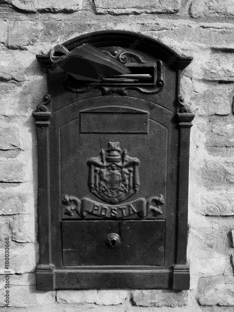 Old mailbox in Italy, 