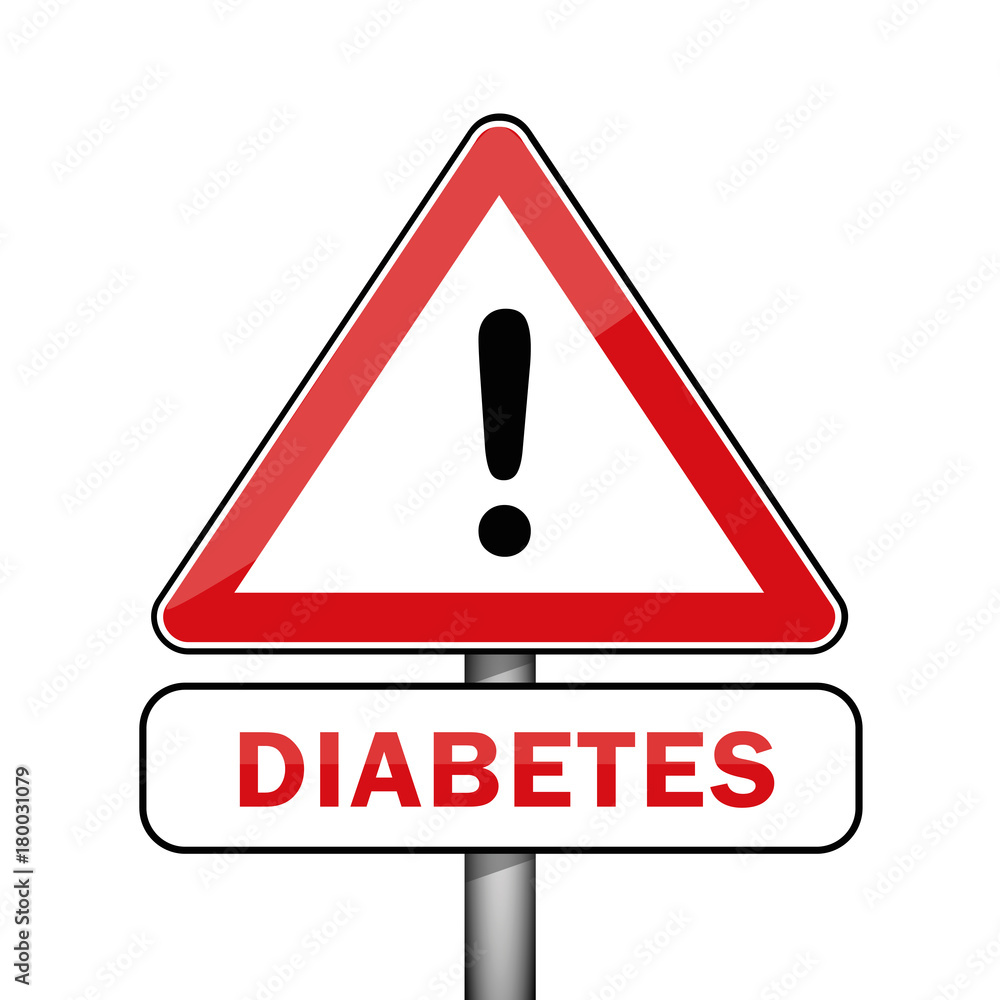 diabetes warnschild ausrufezeichen diabetes warnschild ausrufezeichen