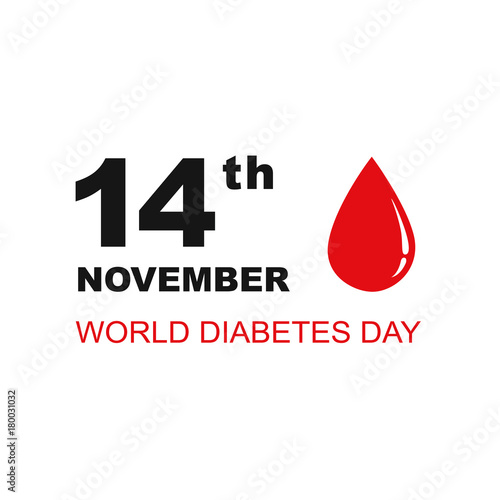 14 november world diabetes day bluttropfen