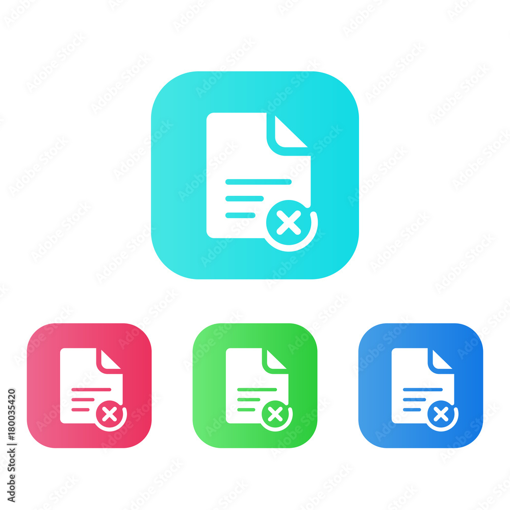 Four Colors - Flat App Icons Four Colors - Flat App Icons