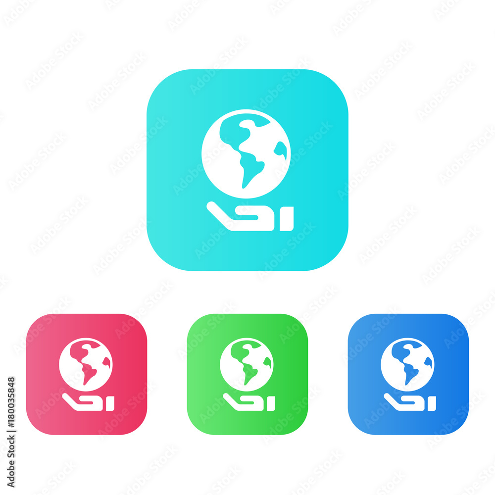 Four Colors - Flat App Icons Four Colors - Flat App Icons