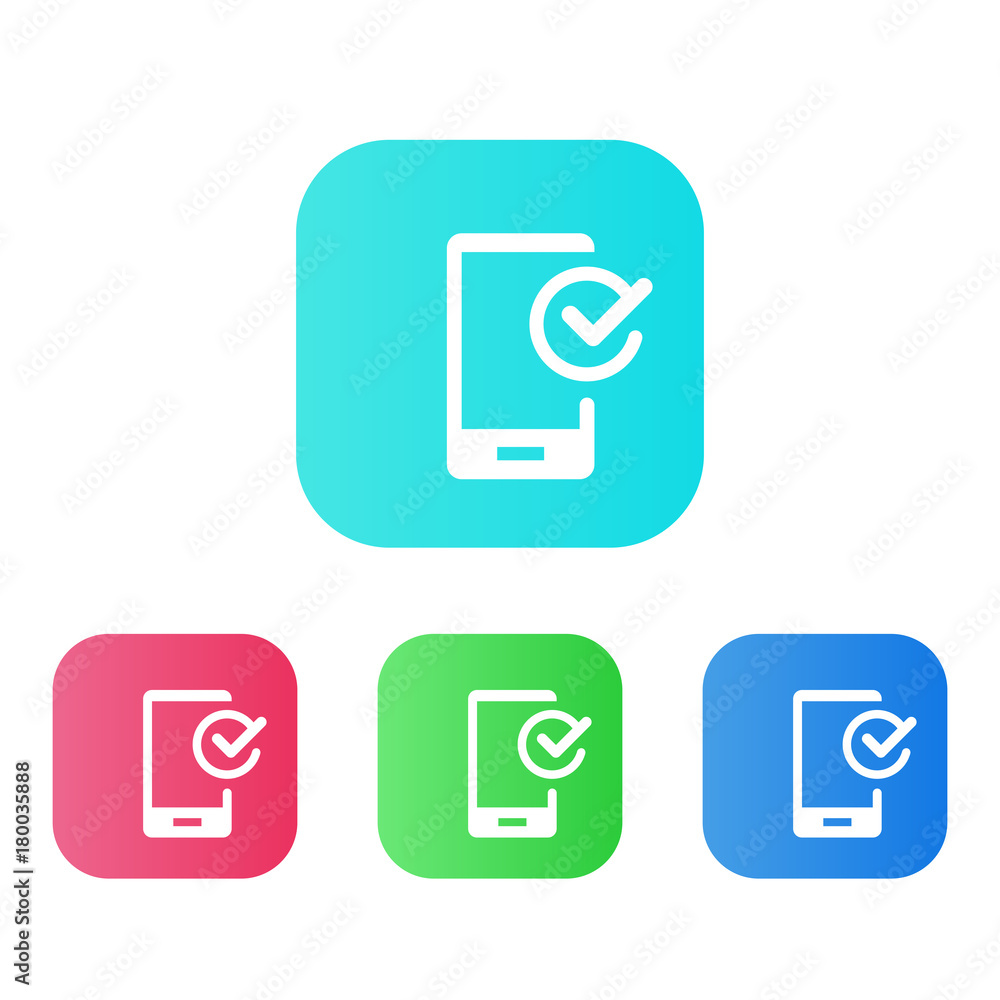 Four Colors - Flat App Icons Four Colors - Flat App Icons