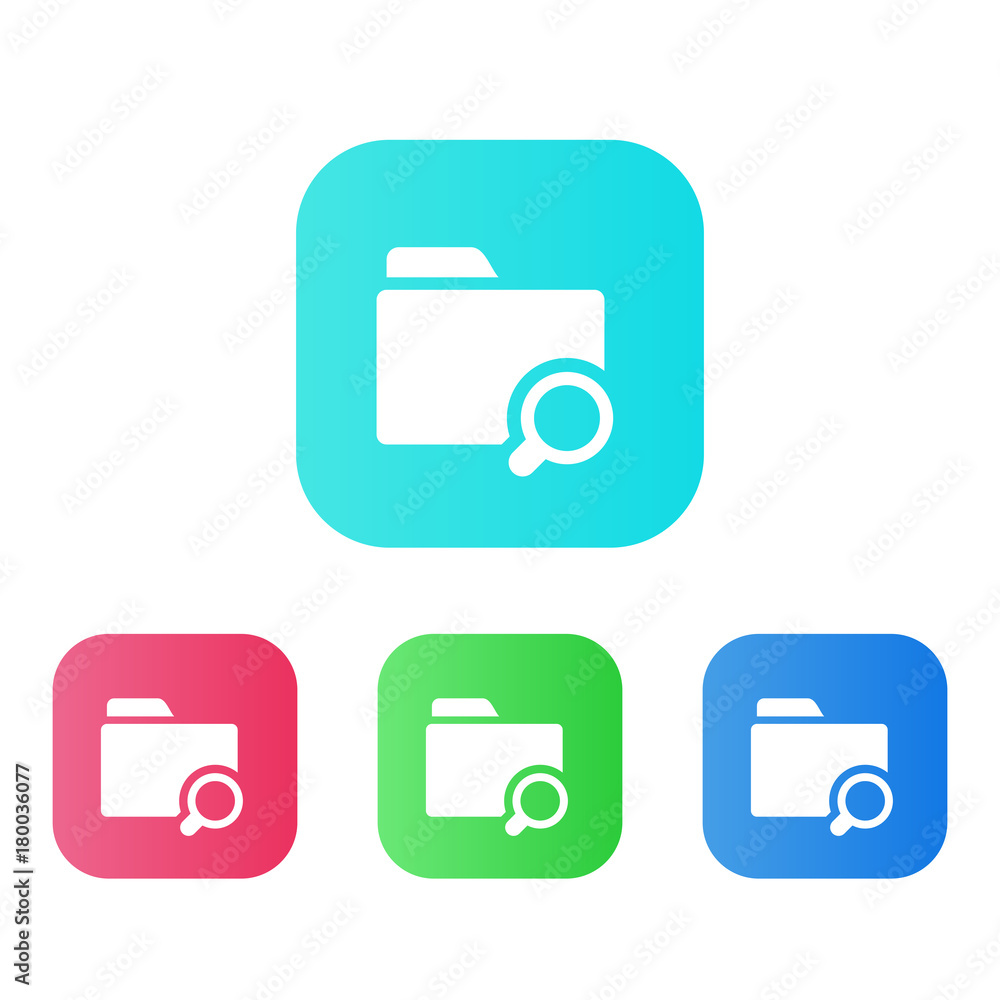 Four Colors - Flat App Icons Four Colors - Flat App Icons