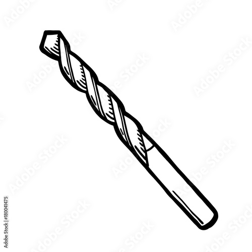 Painted drill bit