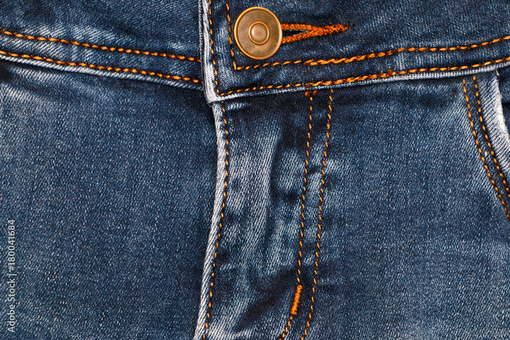 Background jeans close up of front waistband Background jeans close up of front waistband