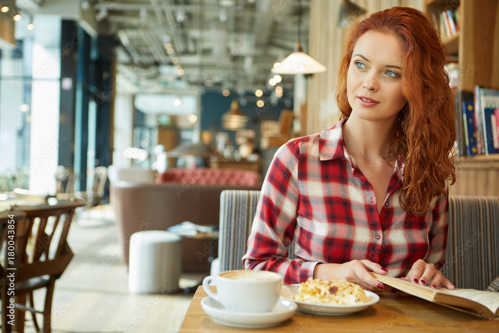 girl in a cafe girl in a cafe