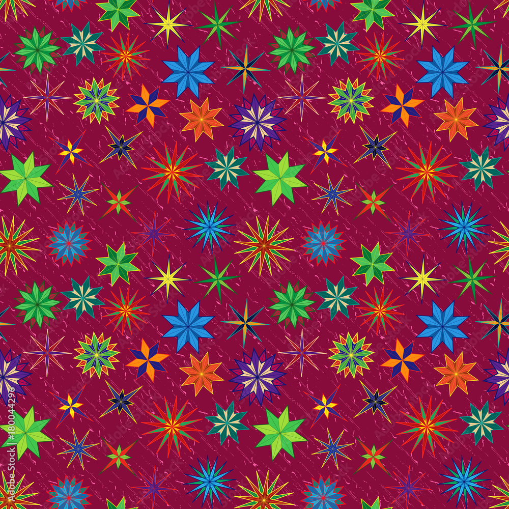 Starry seamless pattern Starry seamless pattern