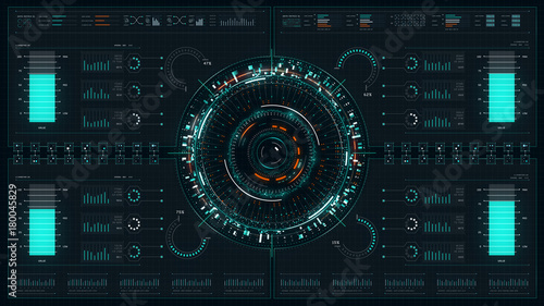 Futuristic HUD Display