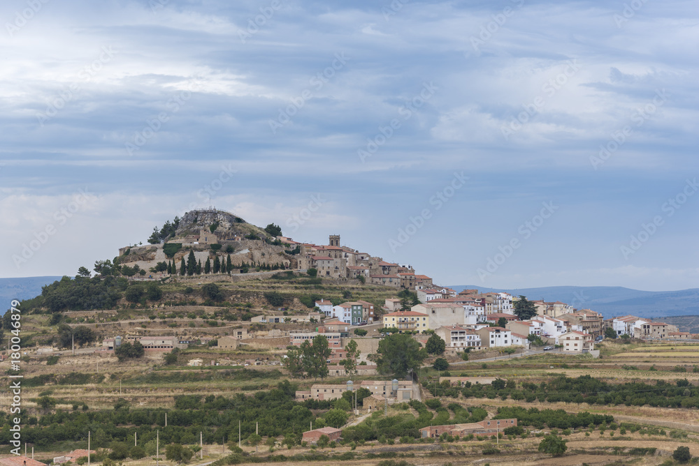 Vista de Culla (Castellon, España).