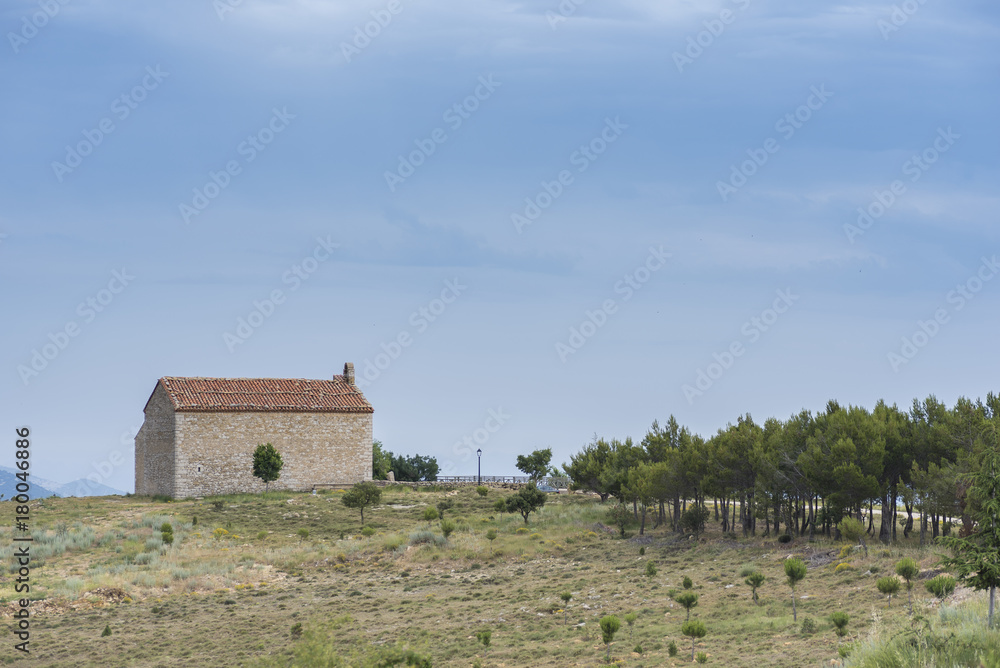 Ermita de San Cristobal (Culla, Castellon - España). Ermita de San Cristobal (Culla, Castellon - España).