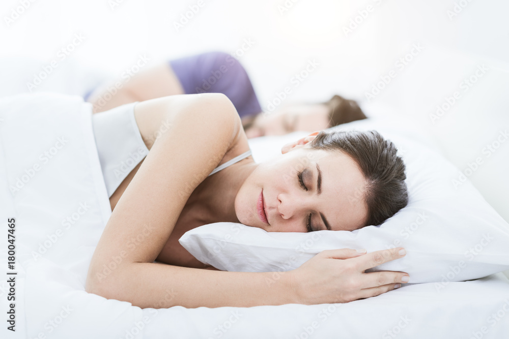 Couple sleeping in bed Couple sleeping in bed