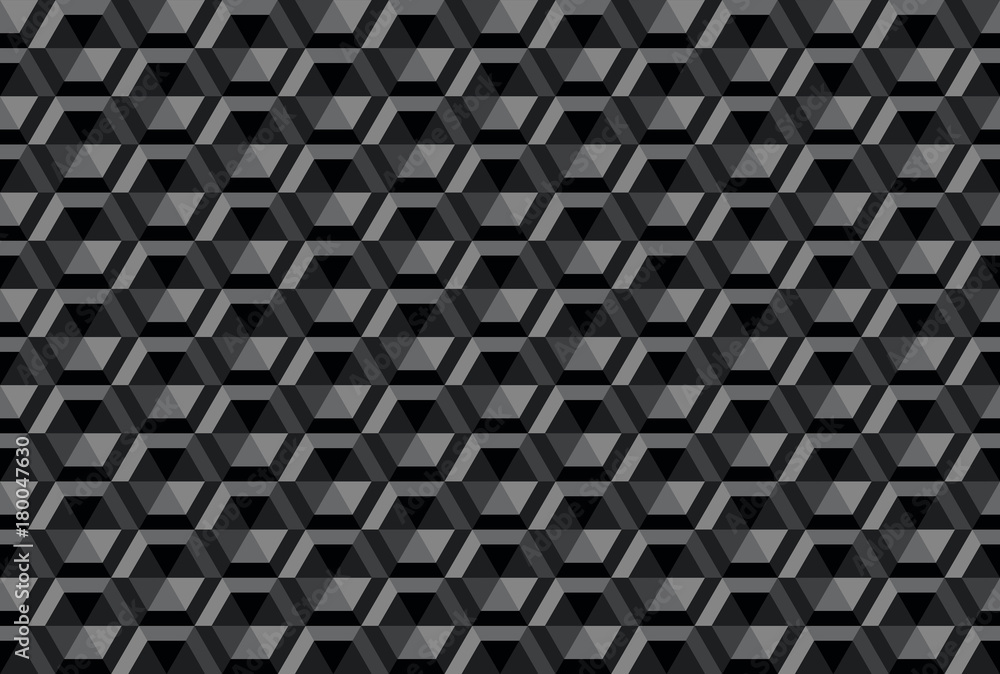 3d hexagons pattern. 3d hexagons pattern.