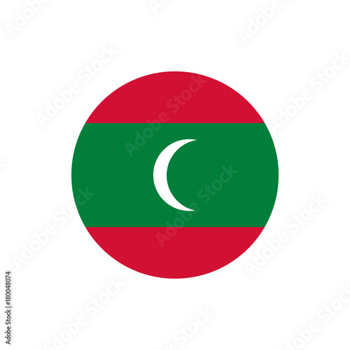 Free Download Maldives flag, official colors and proportion correctly. - GFXLoad