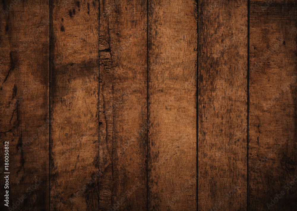 Obraz premium Old grunge dark textured wooden background,The surface of the old brown wood texture,Old brown hardwood panel