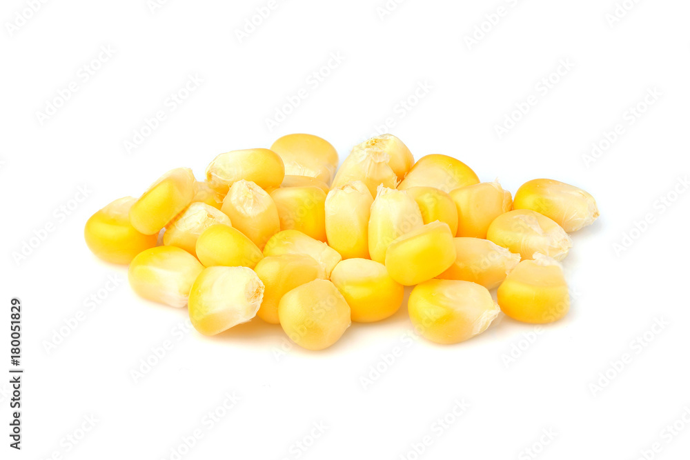 Fresh corn isolated close-up. Fresh corn isolated close-up.