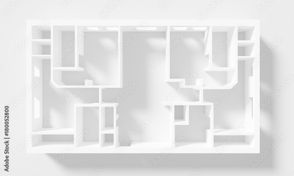Paper Model Of Apartment Paper Model Of Apartment