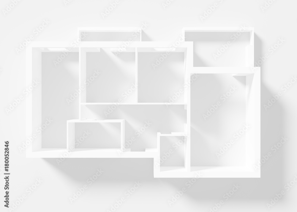 Paper Model Of Apartment Paper Model Of Apartment