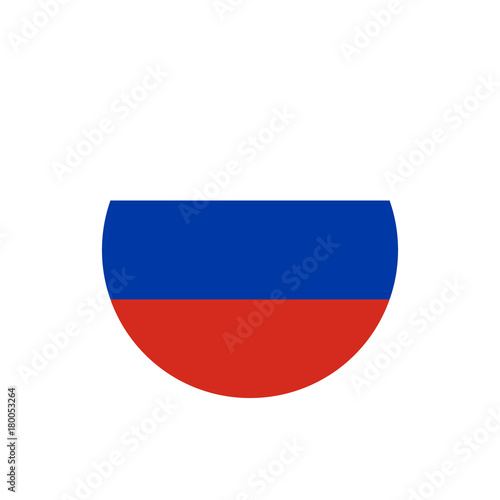 Russian flag, official colors and proportion correctly. National Russia flag. Vector illustration