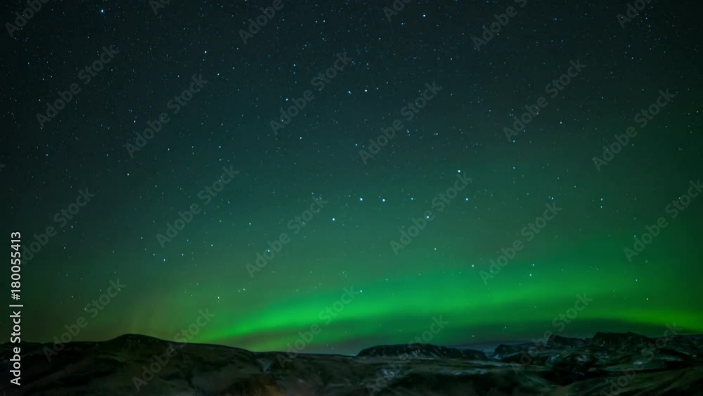 Aurora Borealis Northern Lights in Iceland at night Aurora Borealis Northern Lights in Iceland at night