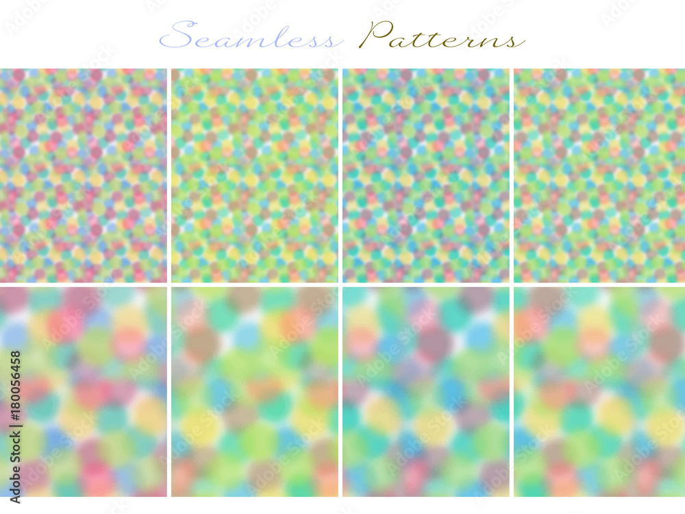 パステルカラーのドットのシームレスパターン ベクター Stock Vector Adobe Stock パステルカラーのドットのシームレスパターン ベクター Stock Vector Adobe Stock