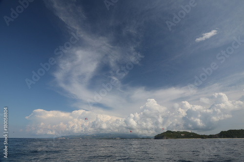 Cloudy sky of Boracay