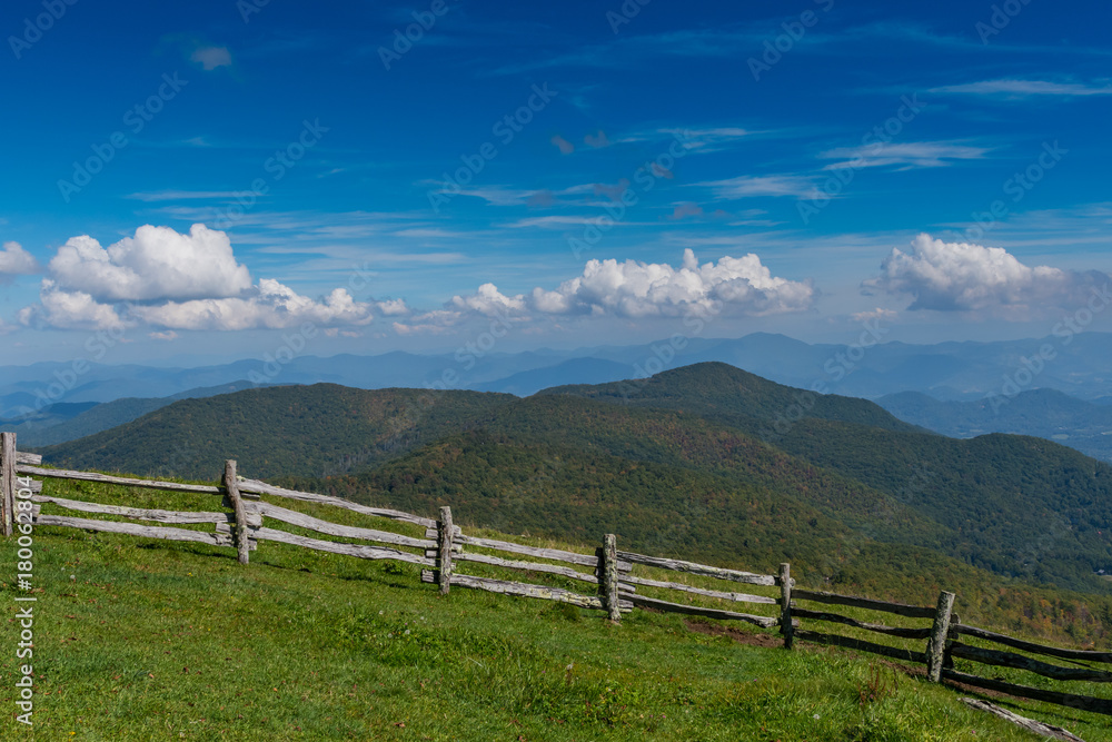 The Southern Appalachian Mountains from Hemphill Bald