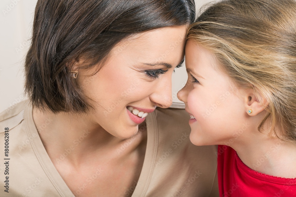 Portrait of a Mother and her Young Daughter Portrait of a Mother and her Young Daughter