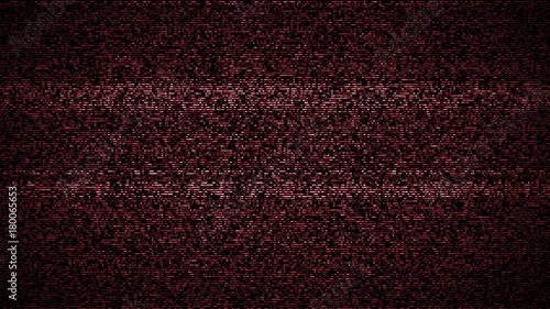 TV Noise Background - Red