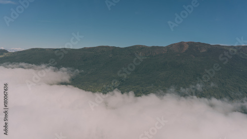 Misty Clouds Cover Maui  Hawaii s Mountains
