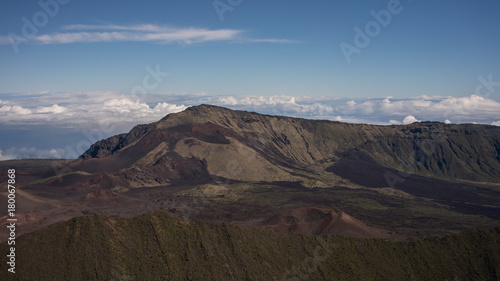 Cloud Cover Over Maui, Hawaii Mountains