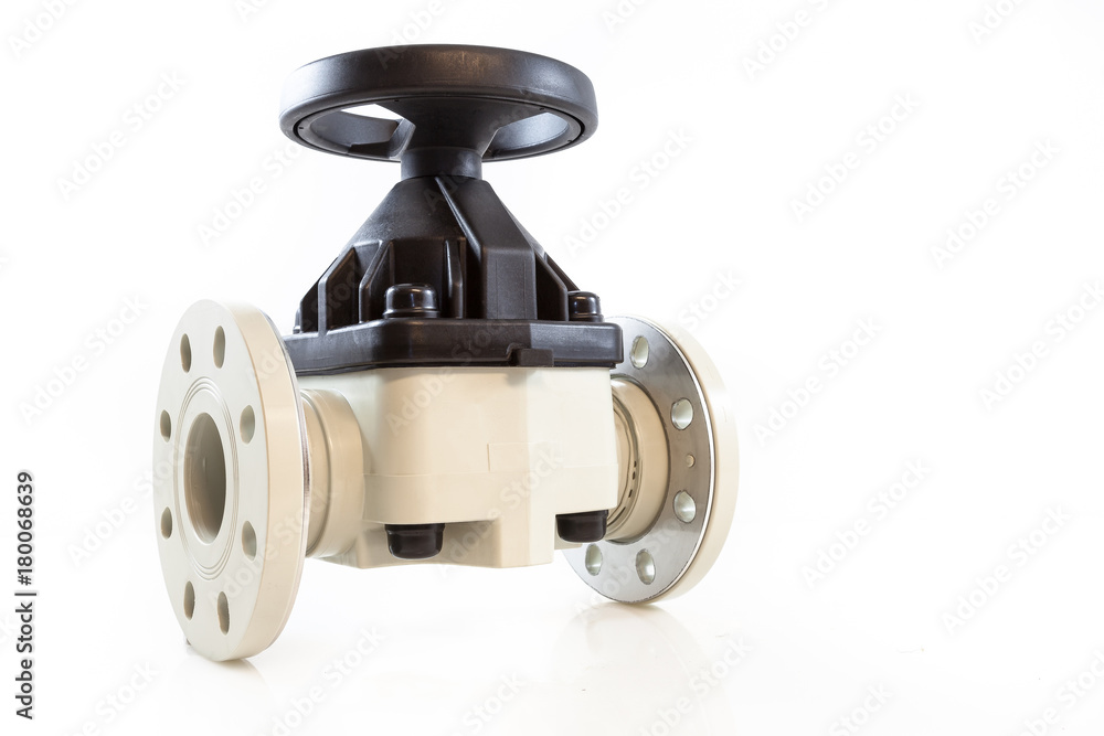 plastic manual valve isolated