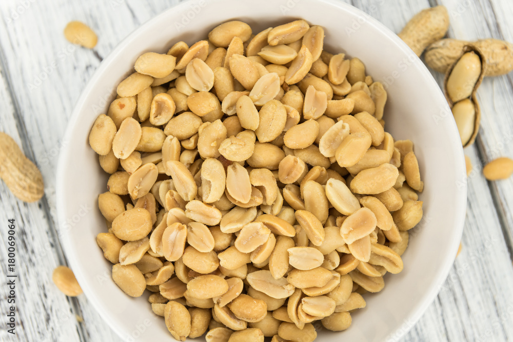 Roasted Peanuts (close-up shot)