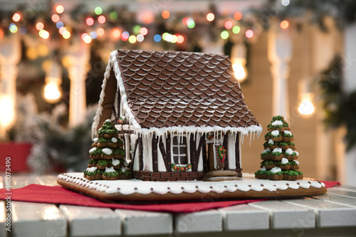Christmas Gingerbread house photo